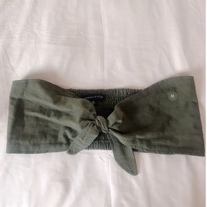 Kendall & Kylie Tie Front Bandeau